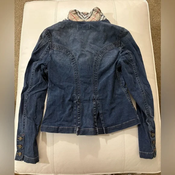 ❇️ Host Pick! ✅Burberry Denim Women's Jacket - Picture 10 of 12